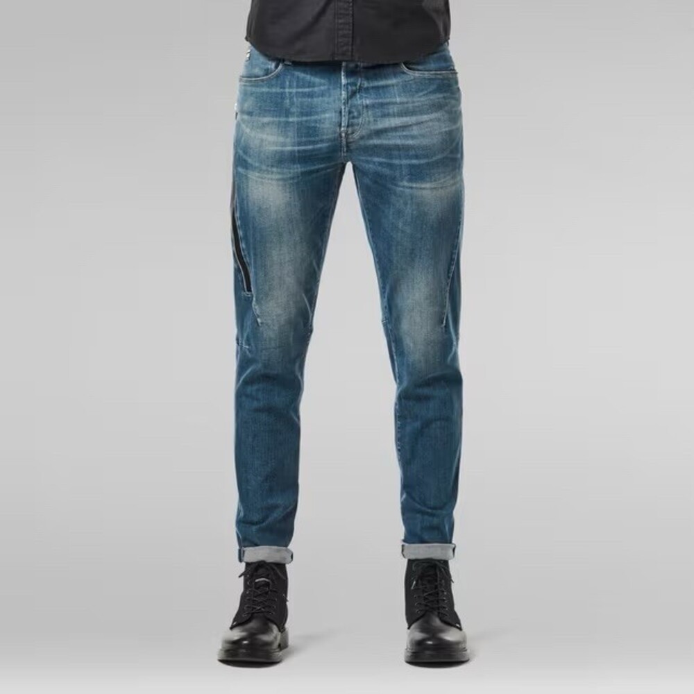 G-Star RAW CitiShield 3D Slim Jeans Mens Size M Blue Medium Wash Tapered 32X34